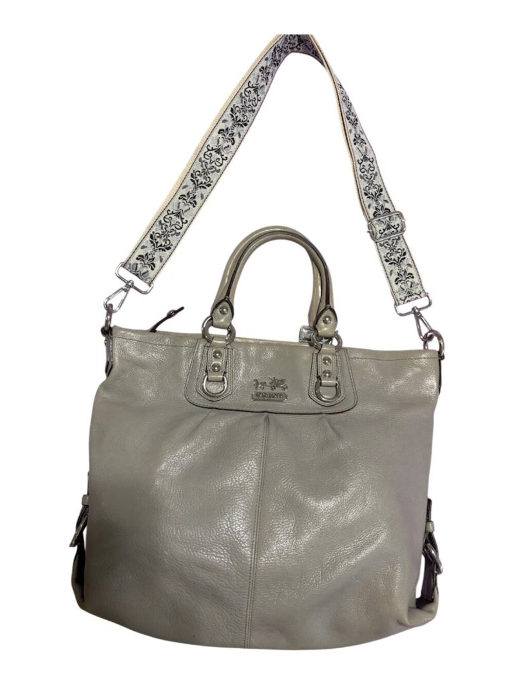 COACH MADISON JULIENNE TOTE IN GRAY